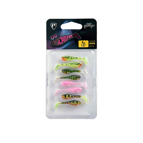 Fox Rage Uv Micro Fry Cm Mixed Colour Pack Zunnebeld