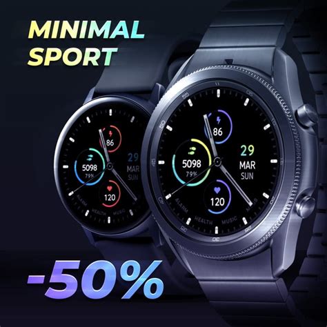 Discount 50 Matveyan Simple Sport Classic Minimal Sport Watch Face Rgalaxywatchface