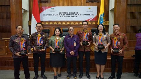 Lima Badan Publik Kota Denpasar Raih Penghargaan Anugerah Keterbukaan