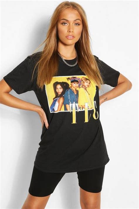 Tlc Photo Print License Oversized T Shirt Boohoo