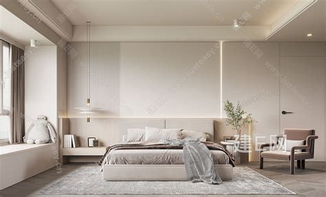 现代卧室3d模型下载 Id101338384 建e室内设计网 Modern Bedroom Bedroom Furniture