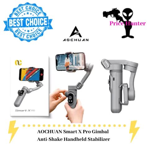 Aochuan Smart X X Pro Axis Handheld Gimbal With Fill Light For