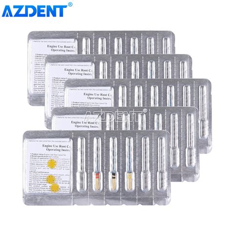 Azdent 5 Boxes Dental Reciprocating Blue Endodontic Files Niti Rotary