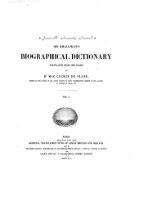 Kitab Wafayat Ala Yan Ibn Khallikan S Biographical Dictionary Transl