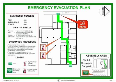 Evacuation Diagram Template Australia Emergency Evacuation P