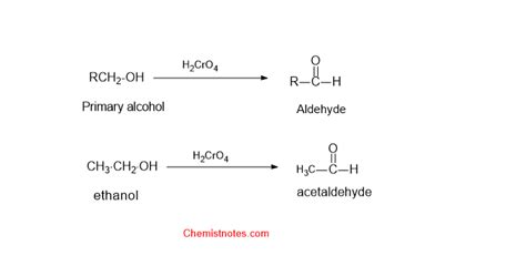 Chromic Acid Oxidation Mechanism And Examples Chemistry Notes