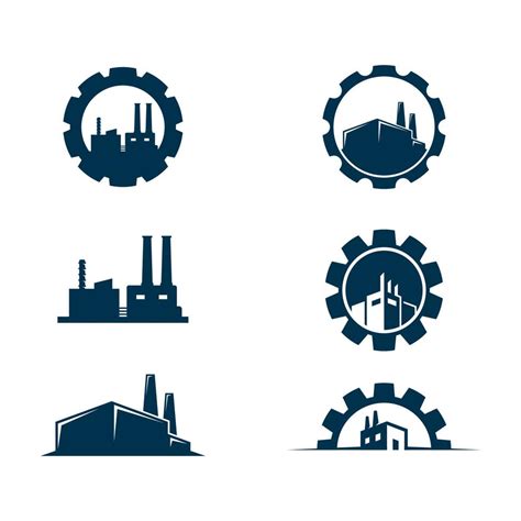 Ilustración de diseño de icono de vector de industria 3644203 Vector en