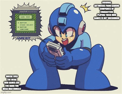 Mega Man Losing In Game Boy Mega Man Imgflip