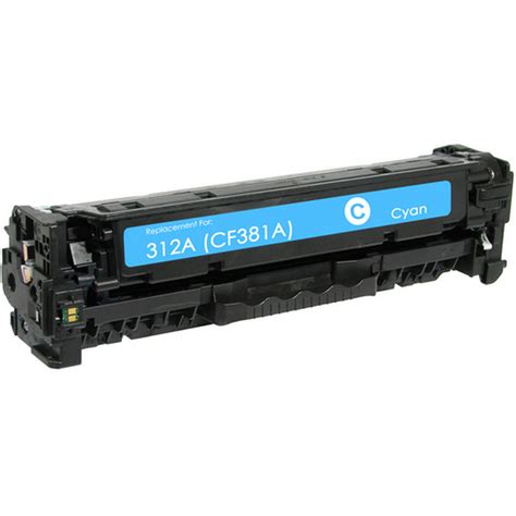 Laser Toner Cartridge 312A Cyan CF381A Compatible For HP Color LaserJet ...