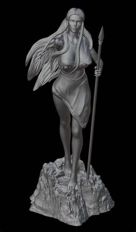 Pocahontas 1to10 Stl File 3d Print Model 3d Model 3d Printable Cgtrader