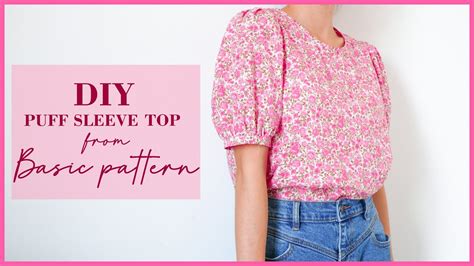 Diy Puff Sleeves Top How To Cut And Sew Puff Sleeves Top Thuy