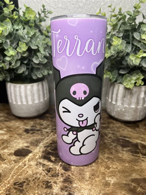 Kuromi 20 Oz Custom Tumbler Personalized Cup Etsy