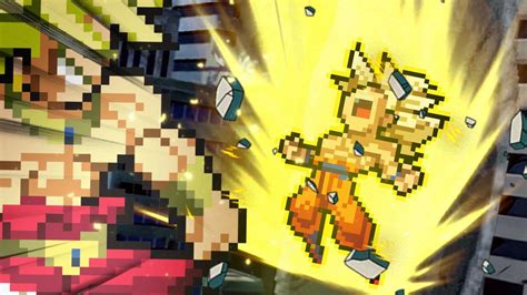 Goku ssj vs Broly lssj Sprite art by VegettoBlack on DeviantArt