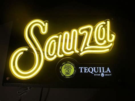 Sauza Tequila Neon Beer Bar Pub Light Sign Drink Smart Man Cave Club