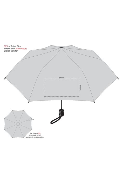 Peros Majestic Umbrella Silver Promotional Products Trusted By Big