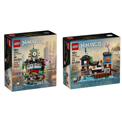 LEGO 40703 40704 Ninjago Movie Micro NINJAGO City Ninjago Docks