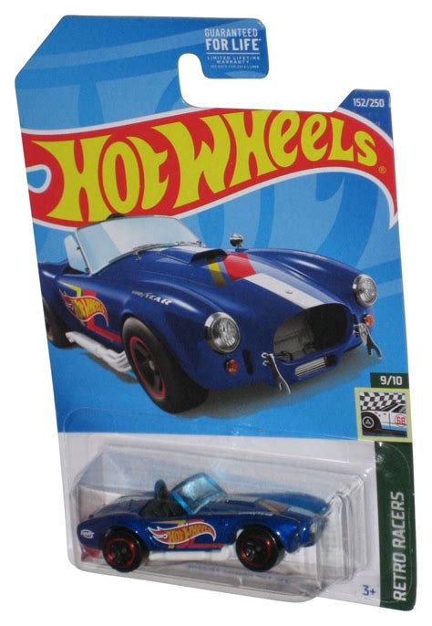 Hot Wheels Retro Racers 9 10 2021 Blue Shelby Cobra 427 S C Toy Car