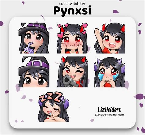 Twitch Emotes On Behance Chibi Discord Emotes Twitch Tv