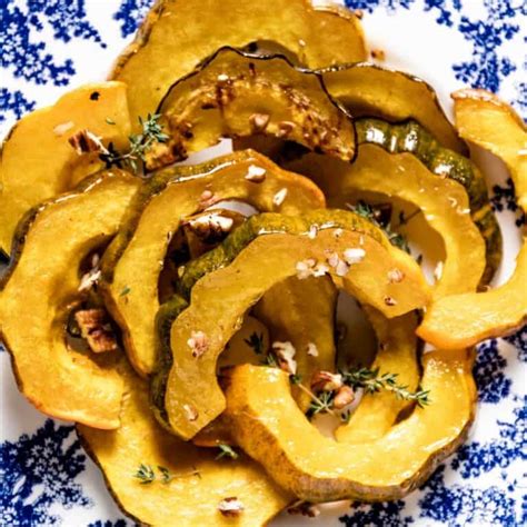 Roasted Acorn Squash Slices Recipe Foolproof Living