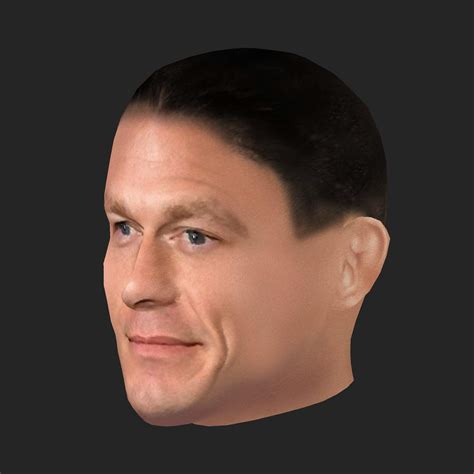 John Cena Head - 3D Model by Nammichael