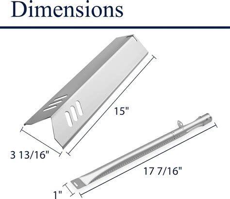 Heat Plate And Burner Tube Kit For Dyna Glo Dgf510sbp Dgf493bnp Dgb494spb Back 313047365392 Ebay