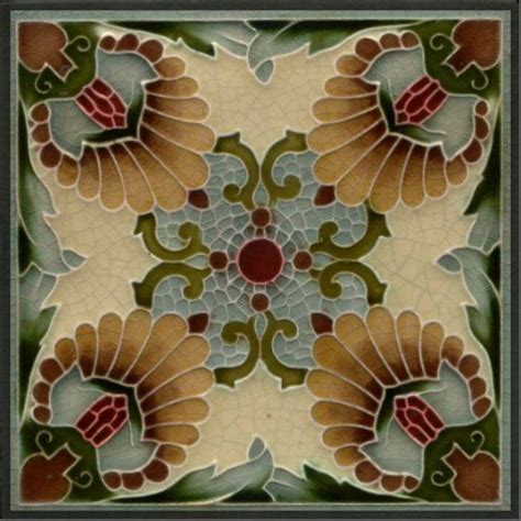 Ceramic Tile Antique Tiles Art Nouveau Zazzle Art Deco Tiles Art