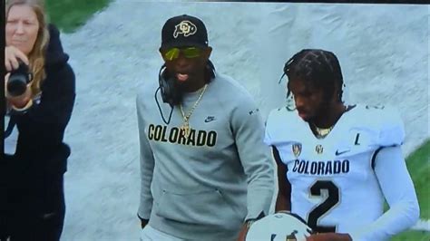 Deion Sanders ️kisses🙏his Son Shedeur Colorado Are 21 Points Underdogs