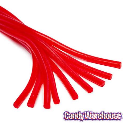 Twizzlers 2 Foot Cherry Pull N Peel Licorice Twists 20 Piece Box Candy Warehouse