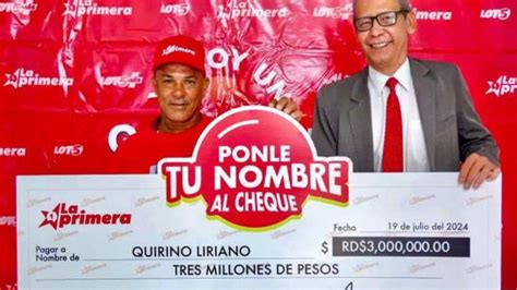 Albañil gana RD 3 millones en Loto 5 y Loto 5 de La Primera Diario Libre