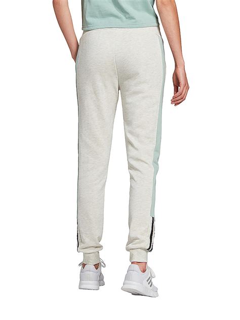 Adidas Damen Jogginghose Essential Logo Beige