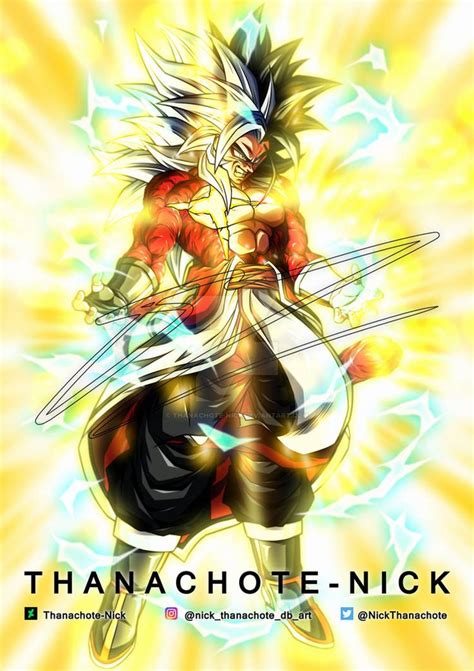 OC Akio Genki SSJ4 FX And BG By Thanachote Nick On DeviantArt