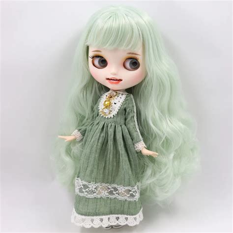 Poupée articulée ICY DBS Blyth No BL4278 cheveux vert menthe lèvres