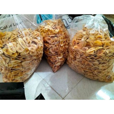 Jual Keripik Pisang Original Asin Kg Keripik Pisang Kepok Dan Nangka