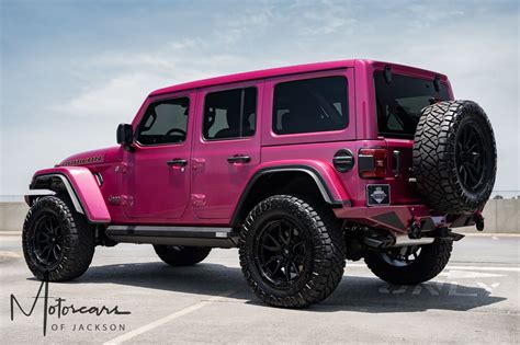 22 Jeep Rubicon 392 Hemi Limited Edition Tuscadero Pearlcoat Pink Xtreme Recon Used Jeep