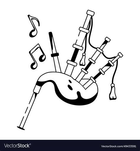 Bagpipes Royalty Free Vector Image - VectorStock