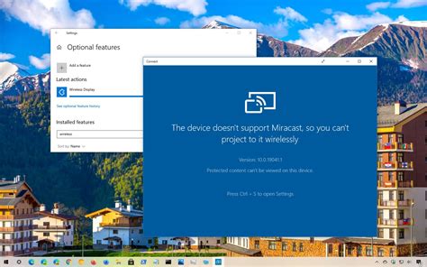 Windows Miracast Connect