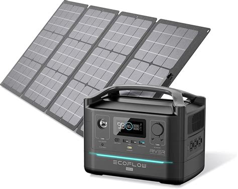 Ef Ecoflow Portable Power Station Delta River Max And 110w Ecoflow Solar Generator Review