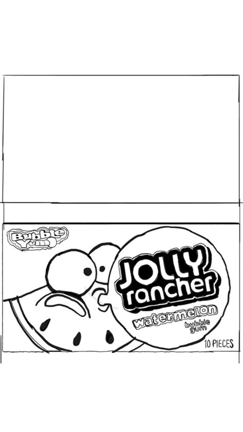 Jolly Rancher Bubblegum Paper Squishy Temple Colourless In 2024