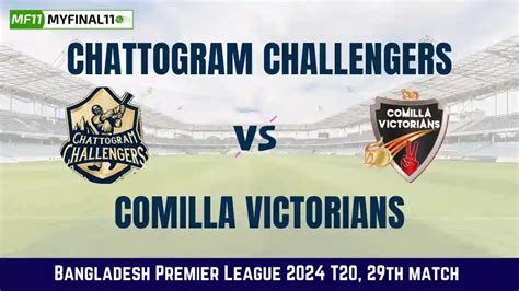 Cch Vs Cov Live Score Chattogram Challengers Vs Comilla Victorians