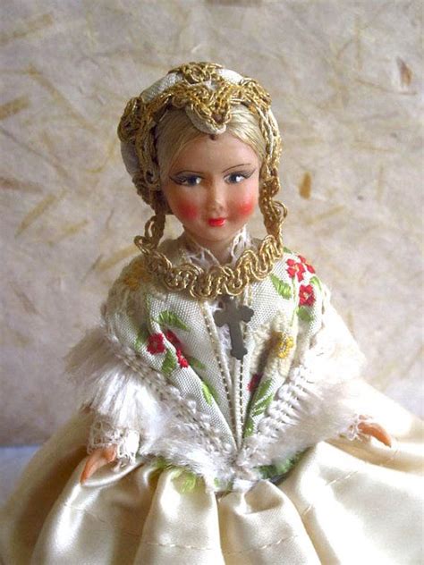 Free Shipping French Savoie Bride Costume Doll Folk Doll Etsy Bride