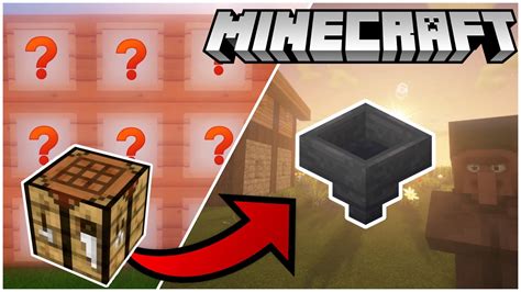 Minecraft Trichter Craftingrezept TUTORIAL 1 20 HD Deutsch