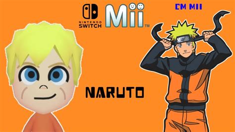 Creador Mii Como Crear A Naruto YouTube