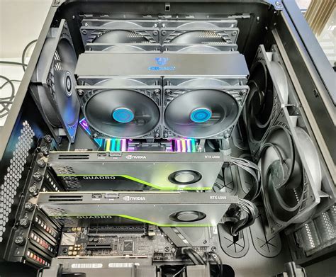 Threadripper RTX Quadro 128GB RAM Ice Giant Builds Gg