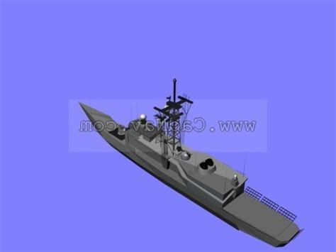 Frigate Watercraft Free 3d Model Max Vray Open3dmodel