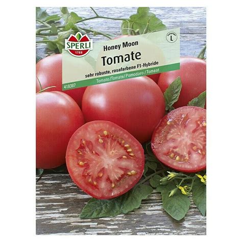 Sperli Gem Sesamen Tomate Honey Moon Solanum Lycopersicum Erntezeit