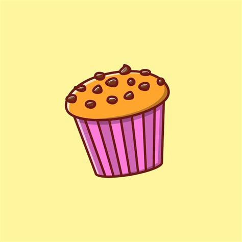 Premium Vector Muffin Cupcake Vector Clip Art Illustration Cartoon