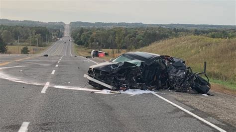 Head On Collision Sends Four To Hospital In Caledon Ctv News