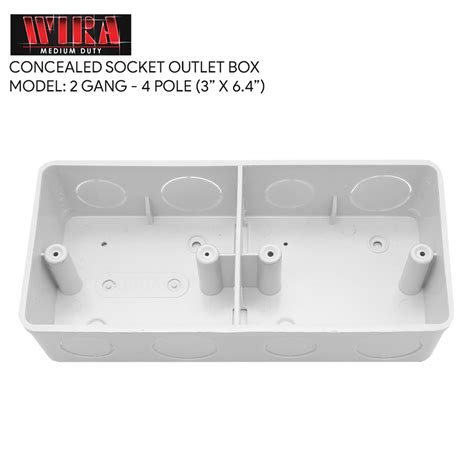 Km Lighting Product Concealed Socket Outlet Box