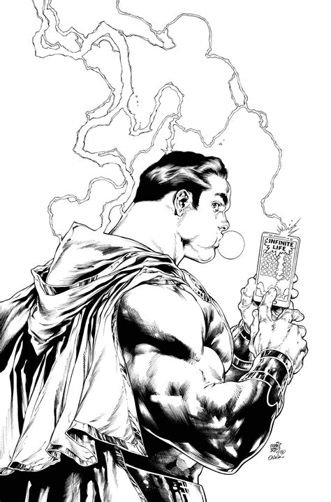 Shazam #7 Variant by Ivan Reis | Comic art, Comic book artwork, Comic