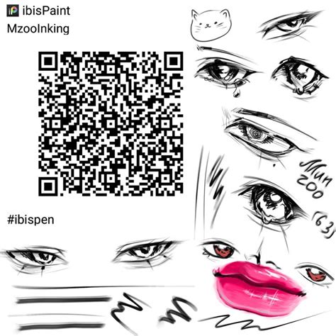 Ibis Paint X Brush Qr Munzoo2210 Mzooinking In 2024 Paint Brush